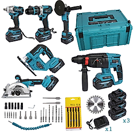 HKT-1010 Profesyonel Set | "Tüm Güç Tek Set'te" Kömürsüz 6'lı Kadro